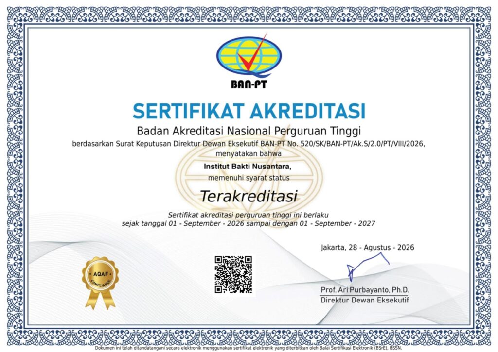 Sertifikat Akreditasi IBN
